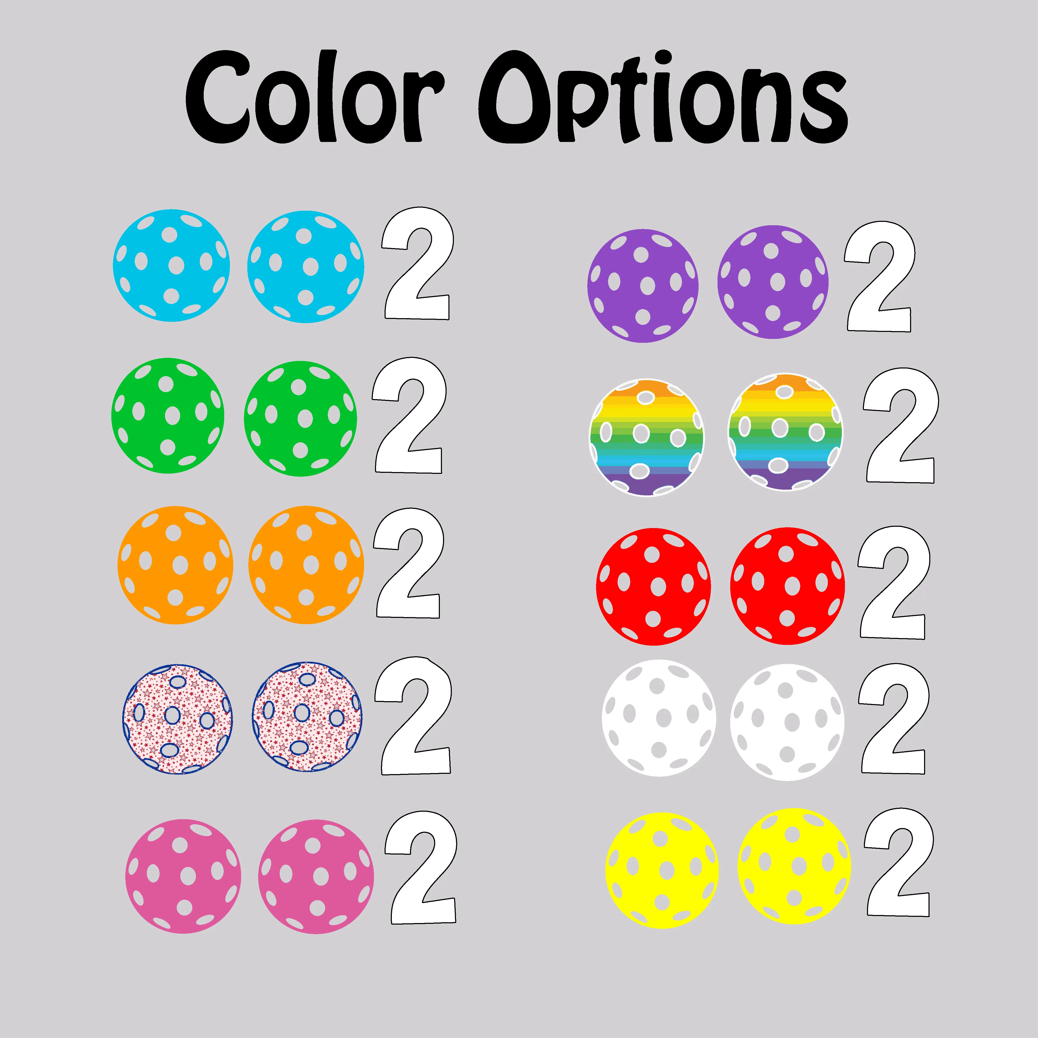 002 With Pickleballs (Colors Cyan Orange Rainbow Red) Customizable | Women's Long Sleeve Scoop Neck Pickleball Shirts | 75/13/12 poly/cotton/rayon