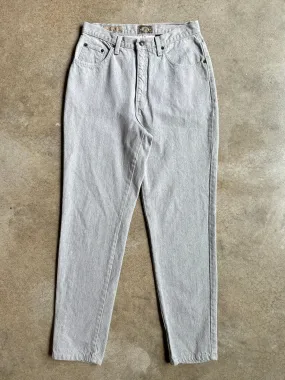 80s Vintage Express High Waisted Grey Jeans (W29")