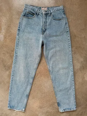 90s Vintage Guess High Waisted Faded Wash Jeans (W29")