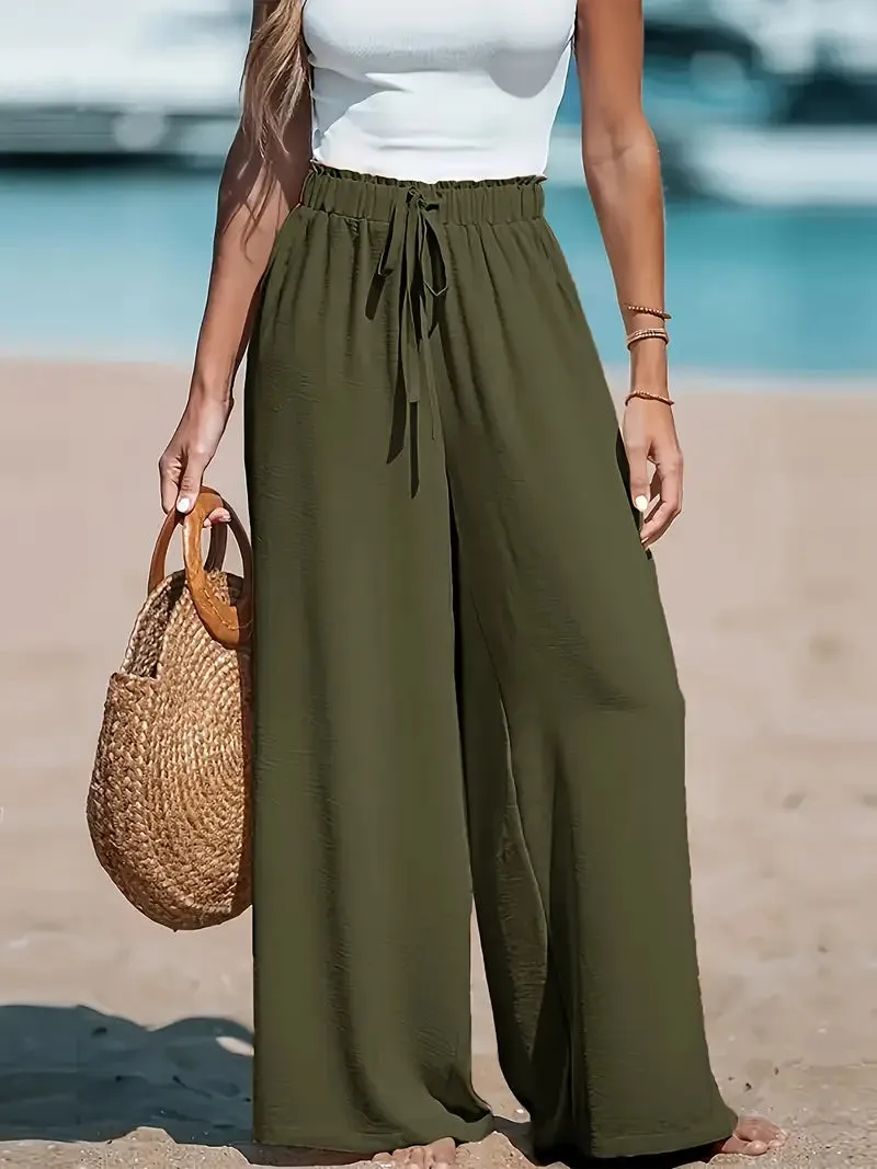 Adelaide | High-Waisted Wide-Leg Pants