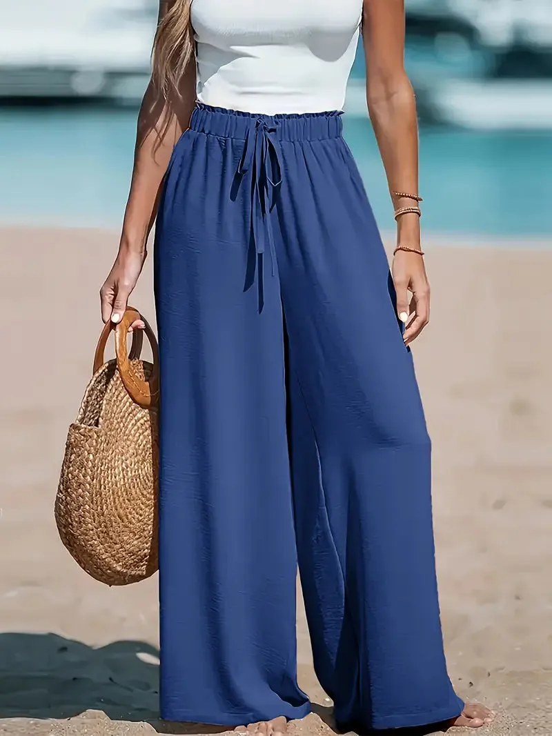 Adelaide | High-Waisted Wide-Leg Pants