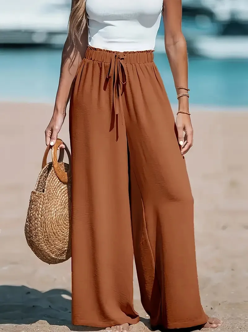 Adelaide | High-Waisted Wide-Leg Pants