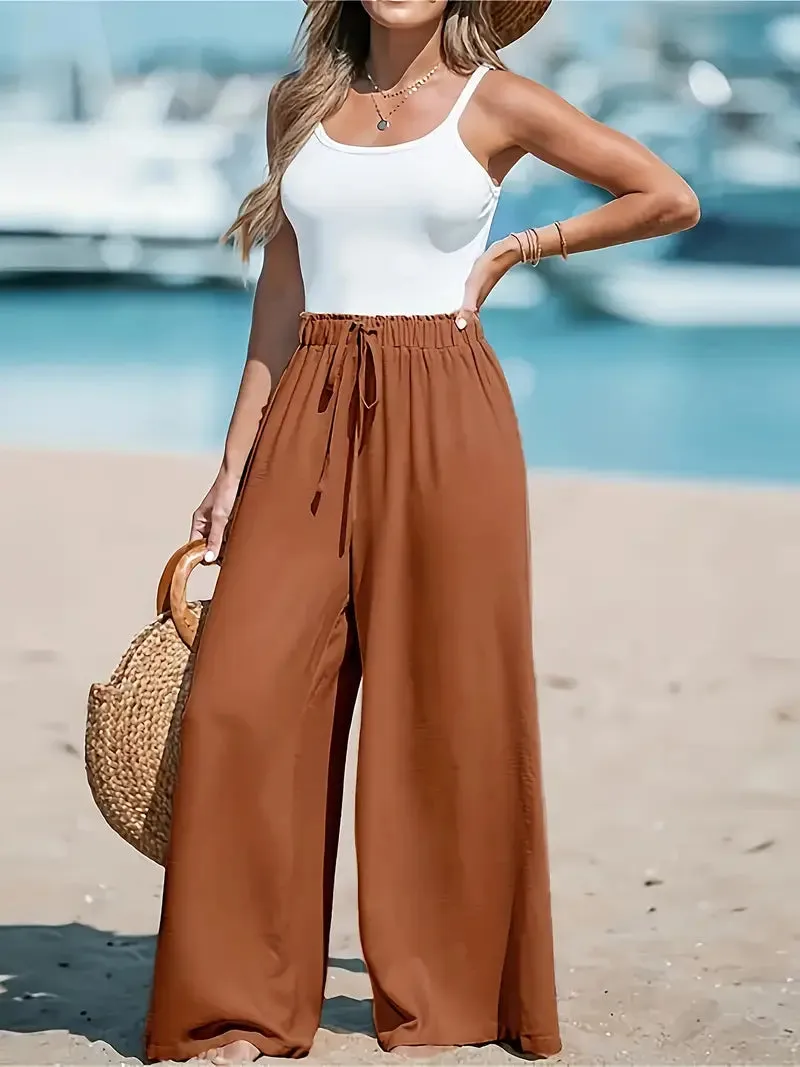 Adelaide | High-Waisted Wide-Leg Pants