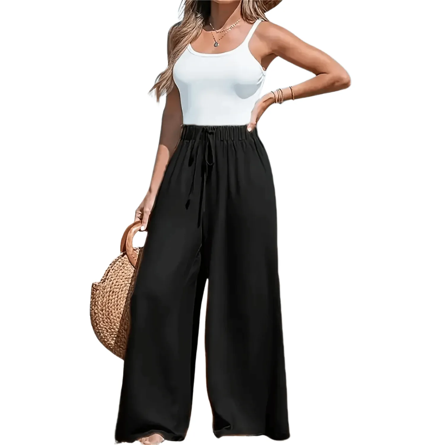 Adelaide | High-Waisted Wide-Leg Pants