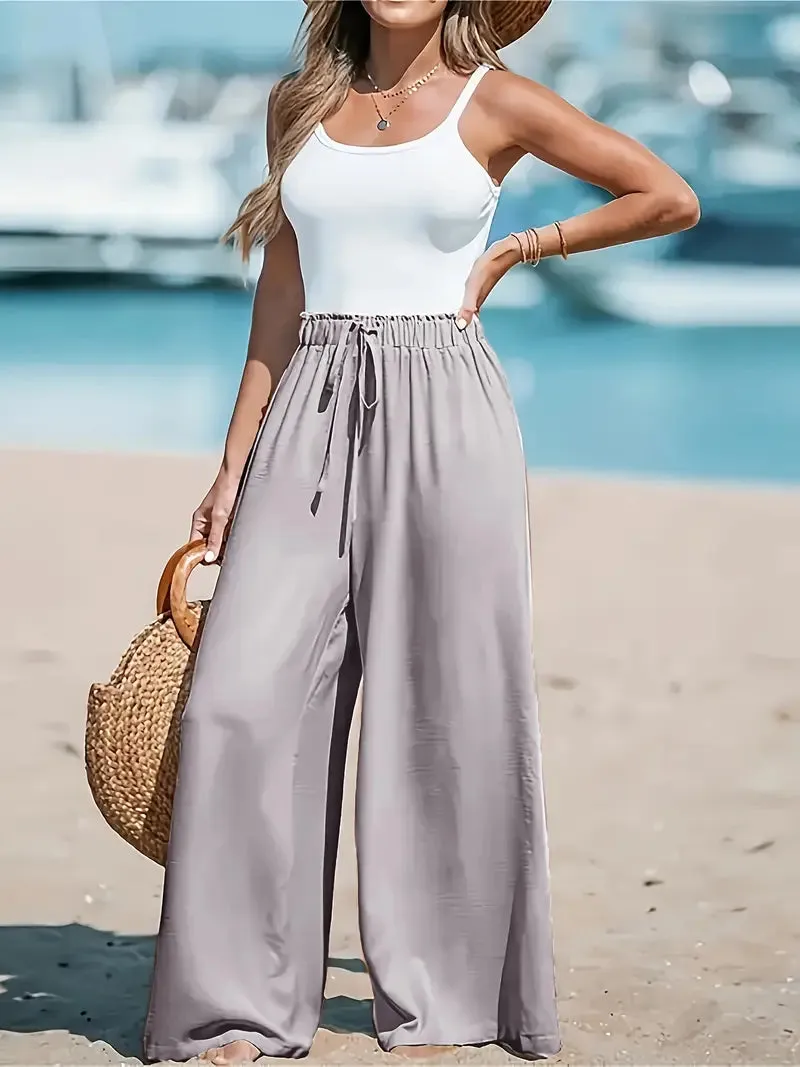 Adelaide | High-Waisted Wide-Leg Pants