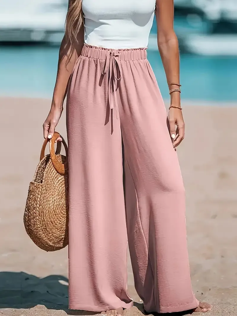 Adelaide | High-Waisted Wide-Leg Pants