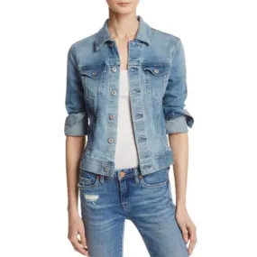 AG Jeans Ladies Streamside Medium Wash Button Up Denim Jacket