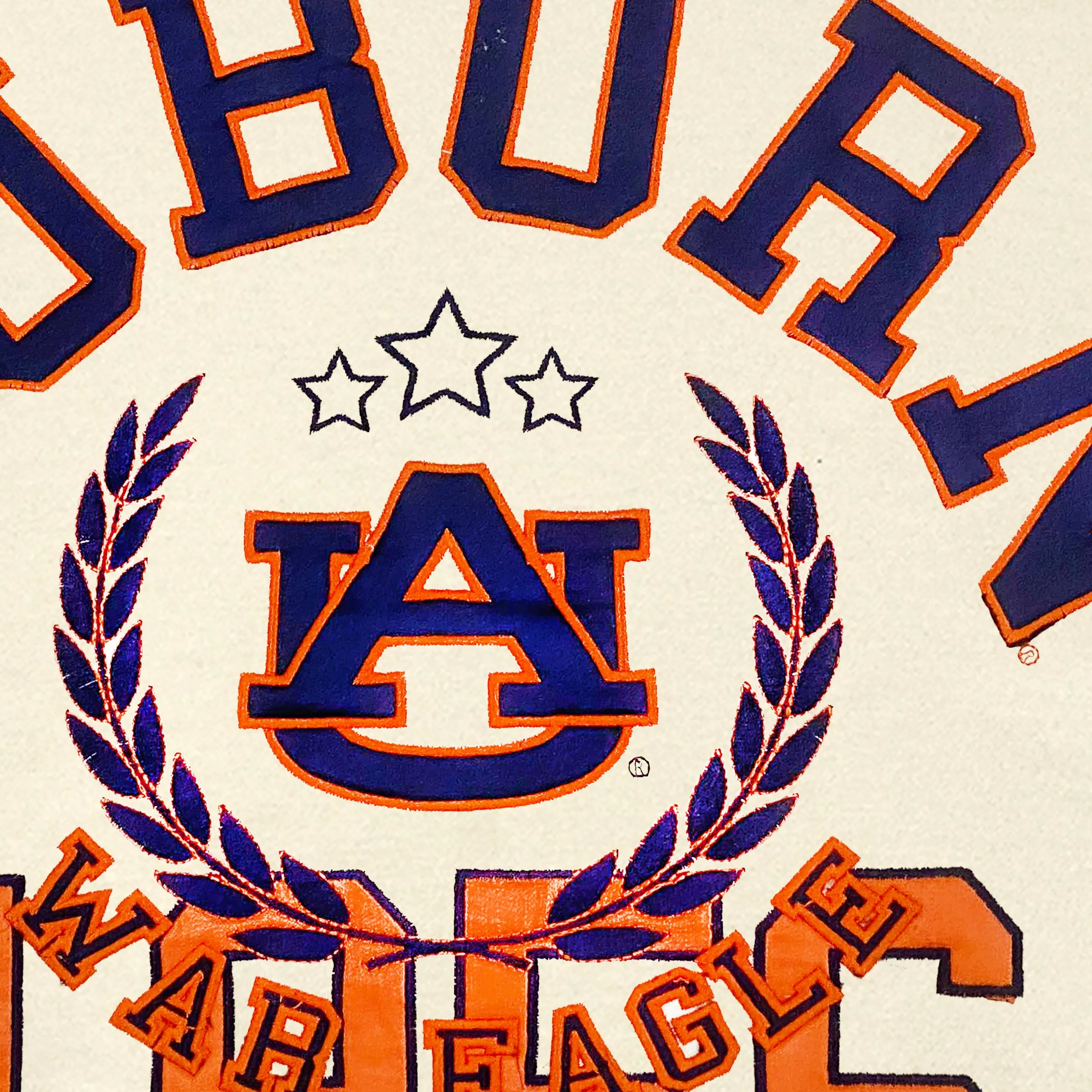 AUBURN TIGERS GAMEDAY SLAY BLACK LABEL PREMIUM FLEECE DROP SHOULDER CREWNECK BY MADI PREWETT TROUTT