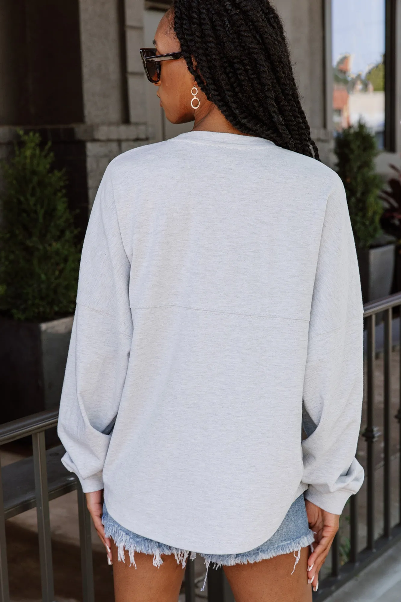 AUBURN TIGERS READY TO RALLY RELAXED FIT HEATHERED LONG SLEEVE FRENCH TERRY PULLOVER