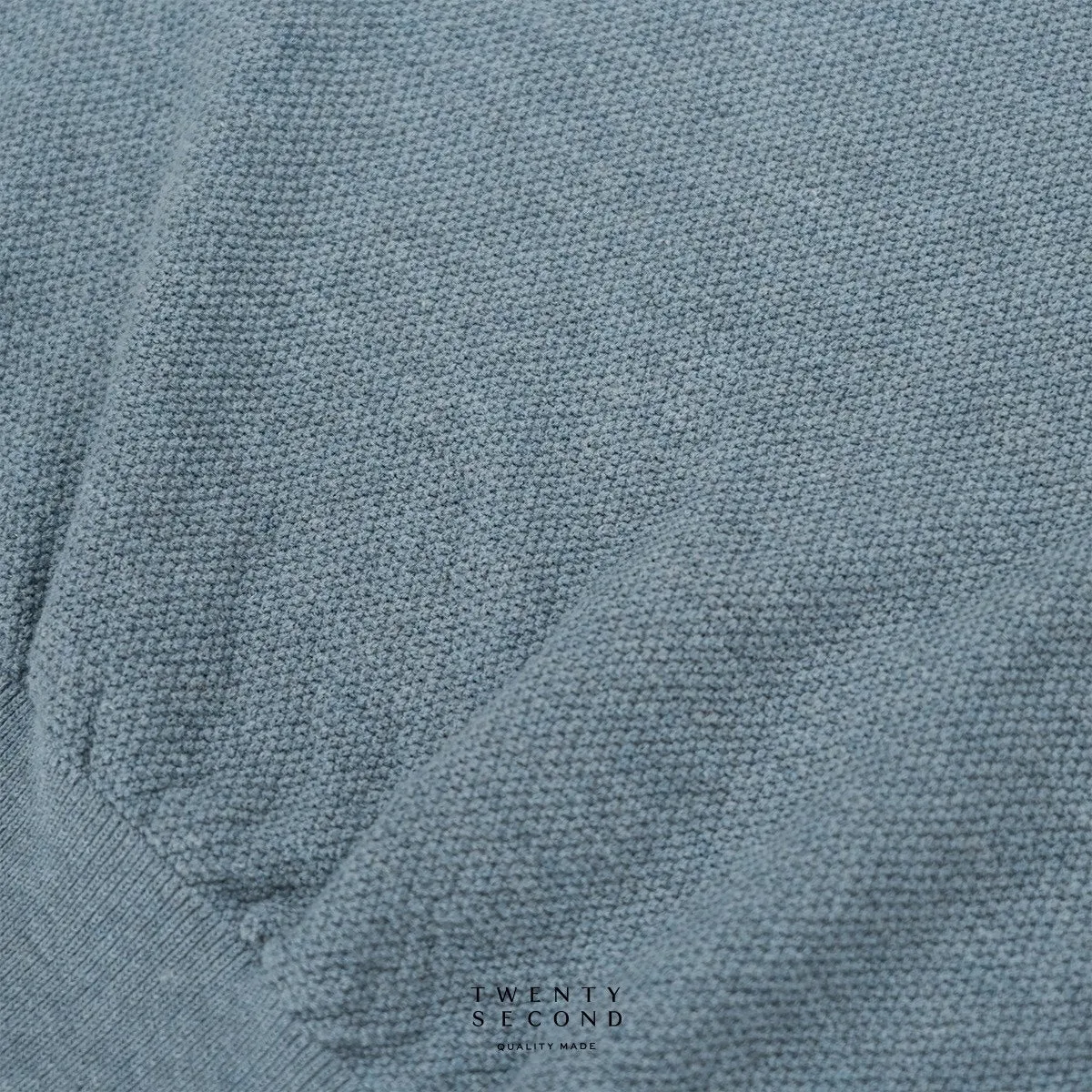 BRANDON KNIT TEE - BLUE