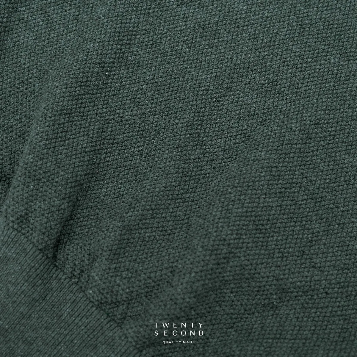 BRANDON KNIT TEE - GREEN