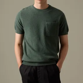 BRANDON KNIT TEE - GREEN