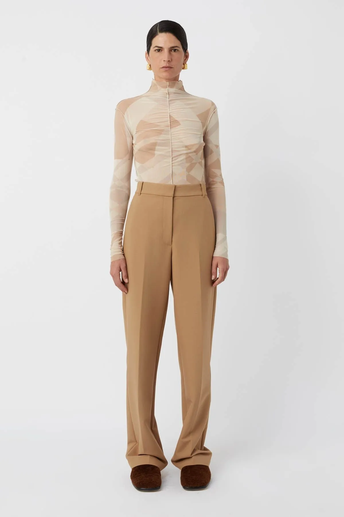 Camilla and Marc Mackinley Slim Leg Pant - Camel