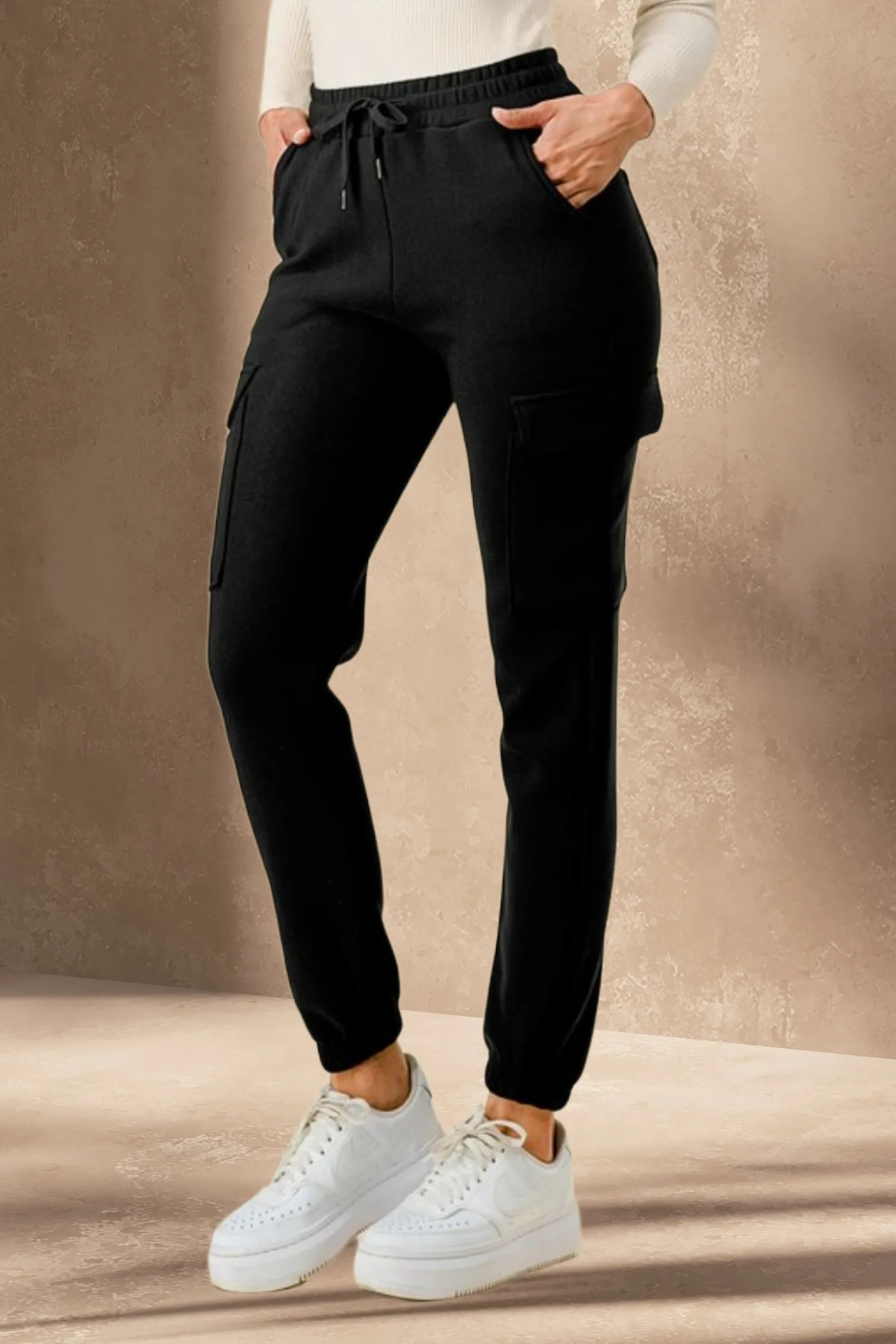 Cargo Joggers with Fleece