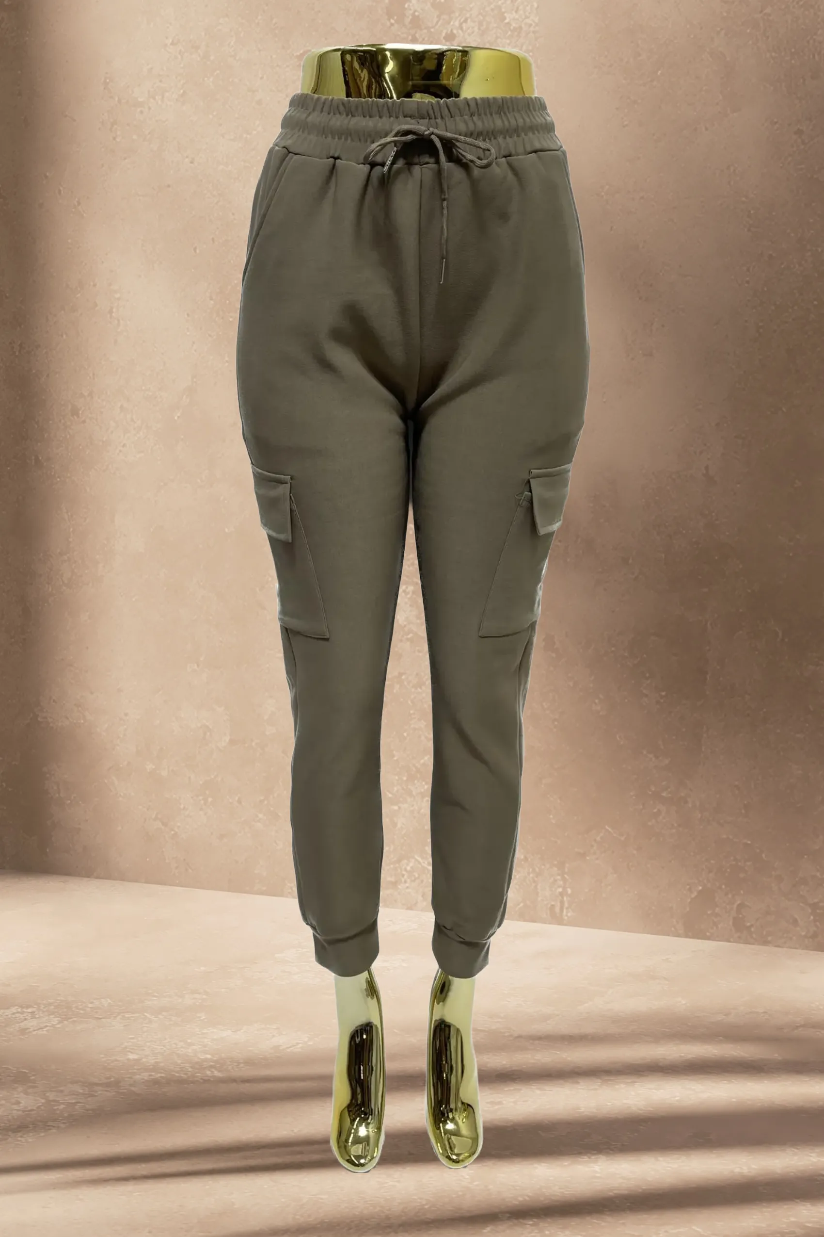 Cargo Joggers with Fleece