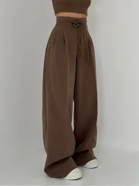 Colette - High-Waisted Pants with Wide Legs