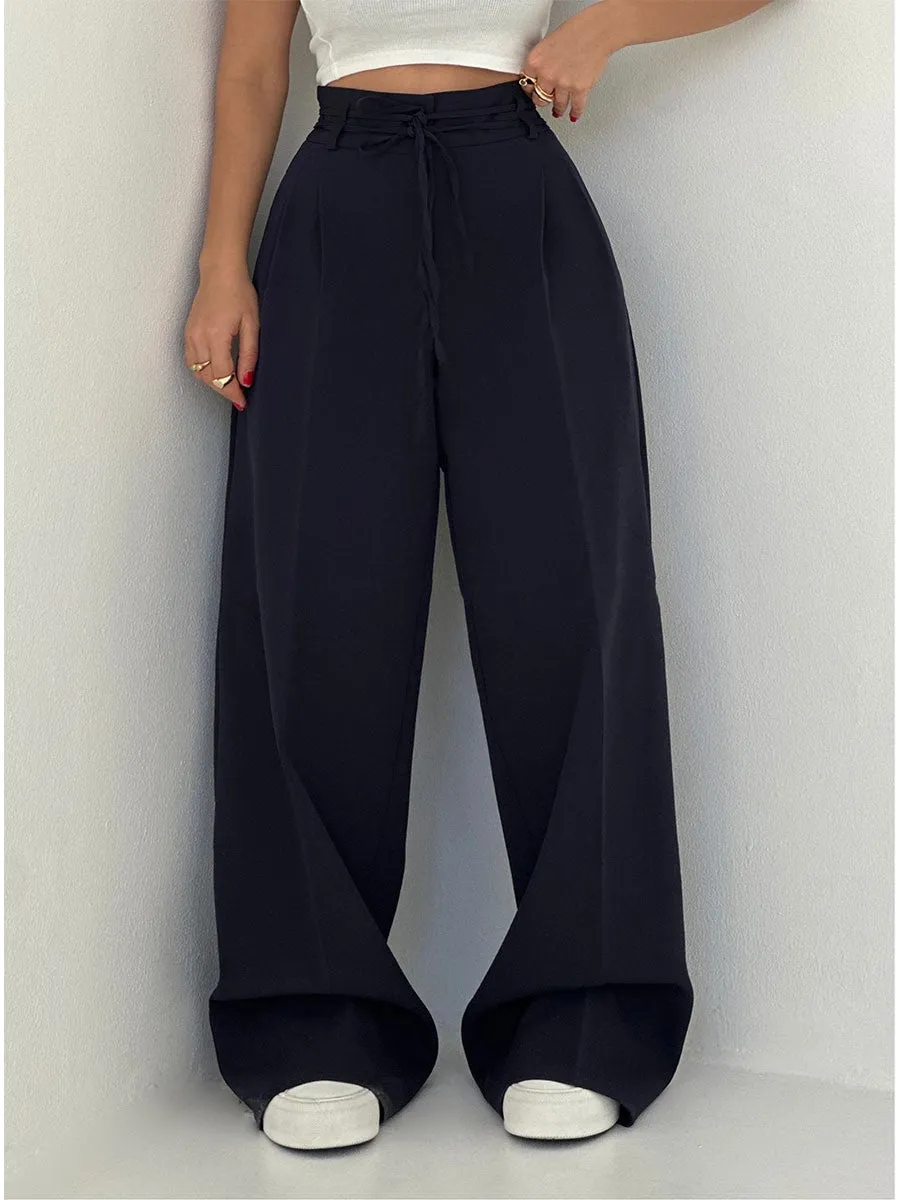 Colette - High-Waisted Pants with Wide Legs