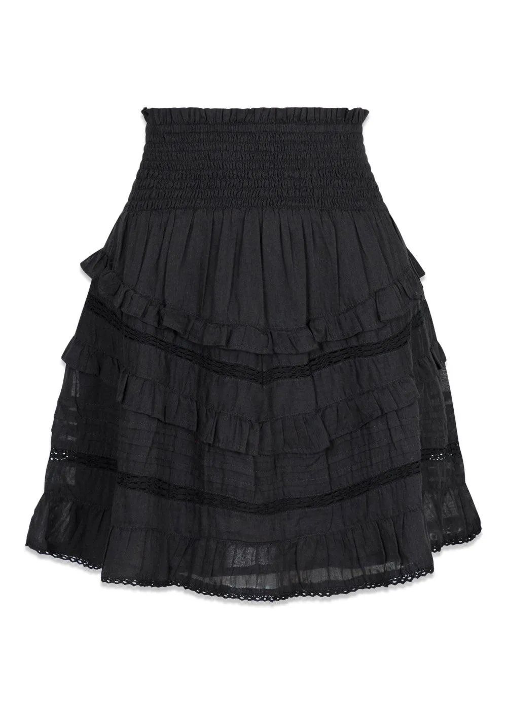 Donna S Voile Skirt - Black