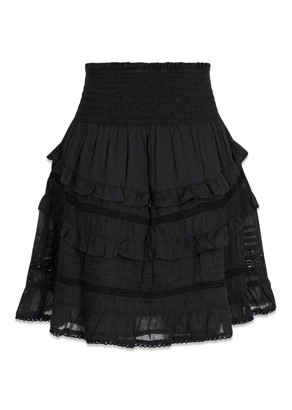 Donna S Voile Skirt - Black