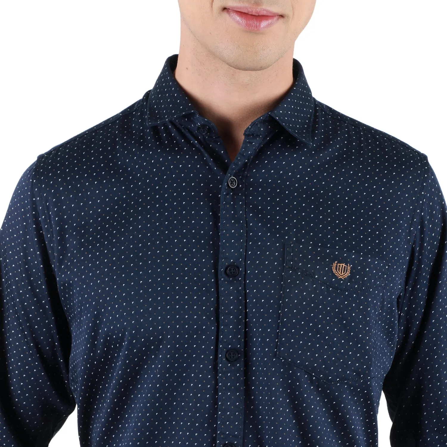 Duke Stardust Men Full Sleeve Cotton Shirt (SDO3PRTA)