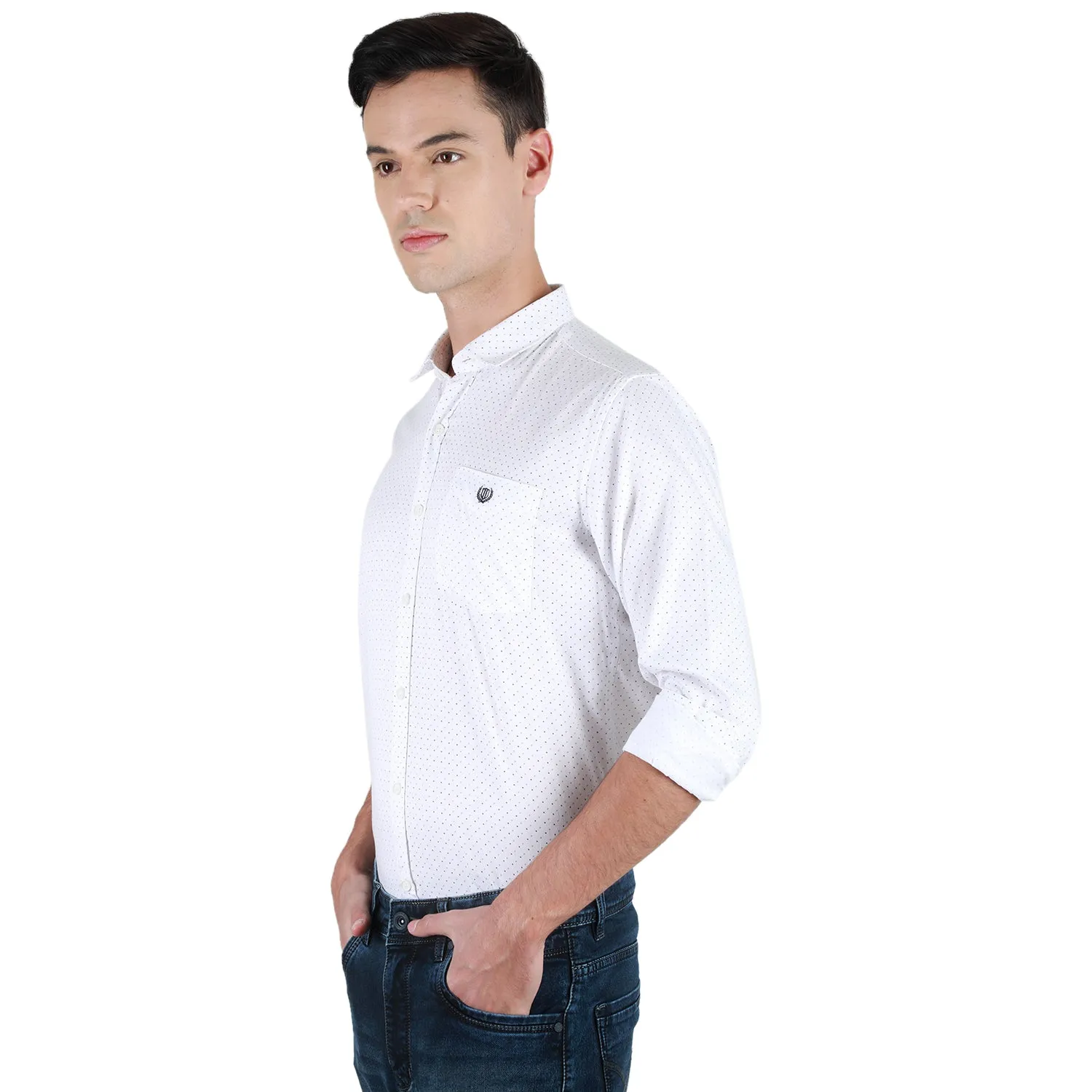 Duke Stardust Men Full Sleeve Cotton Shirt (SDO3PRTA)