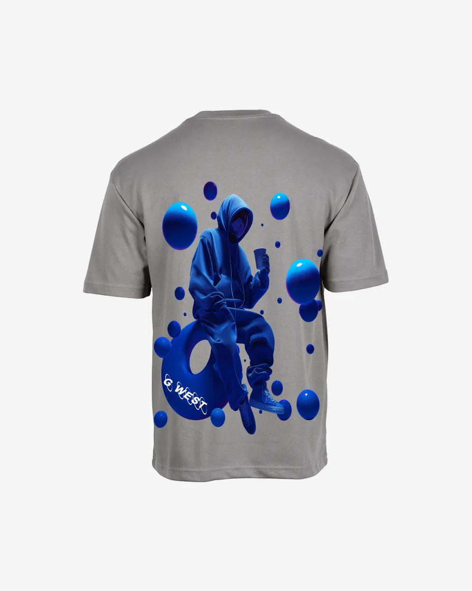 G West Oversized Blue Man Tee