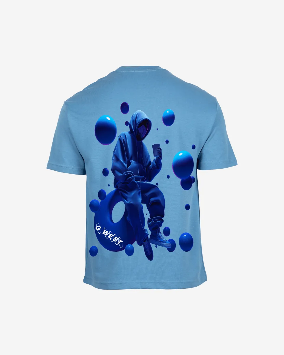 G West Oversized Blue Man Tee