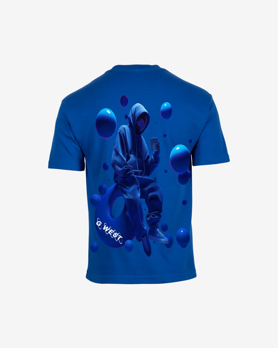 G West Oversized Blue Man Tee