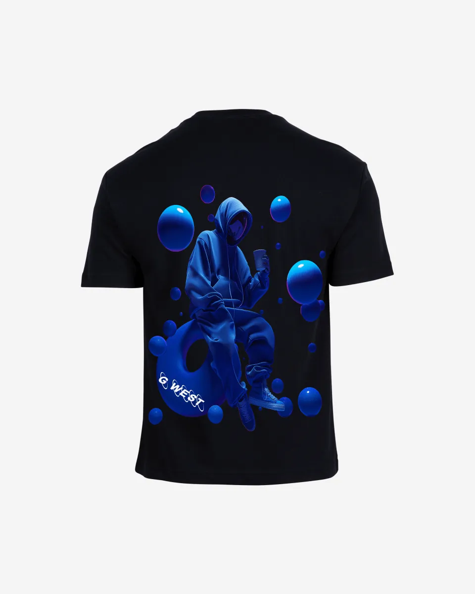 G West Oversized Blue Man Tee