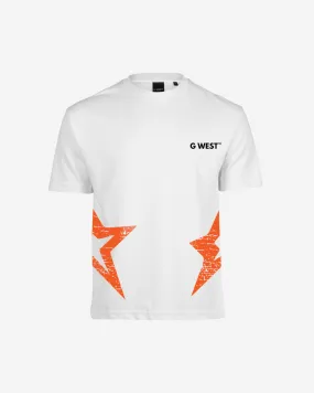 G West Oversized Cricket India Arch Logo T-Shirt