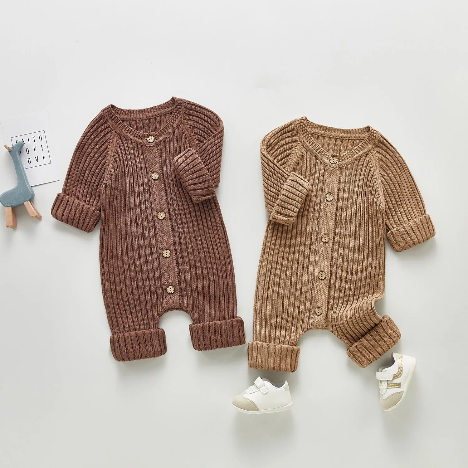 Knitted Jumpsuit for Newborn Toddler