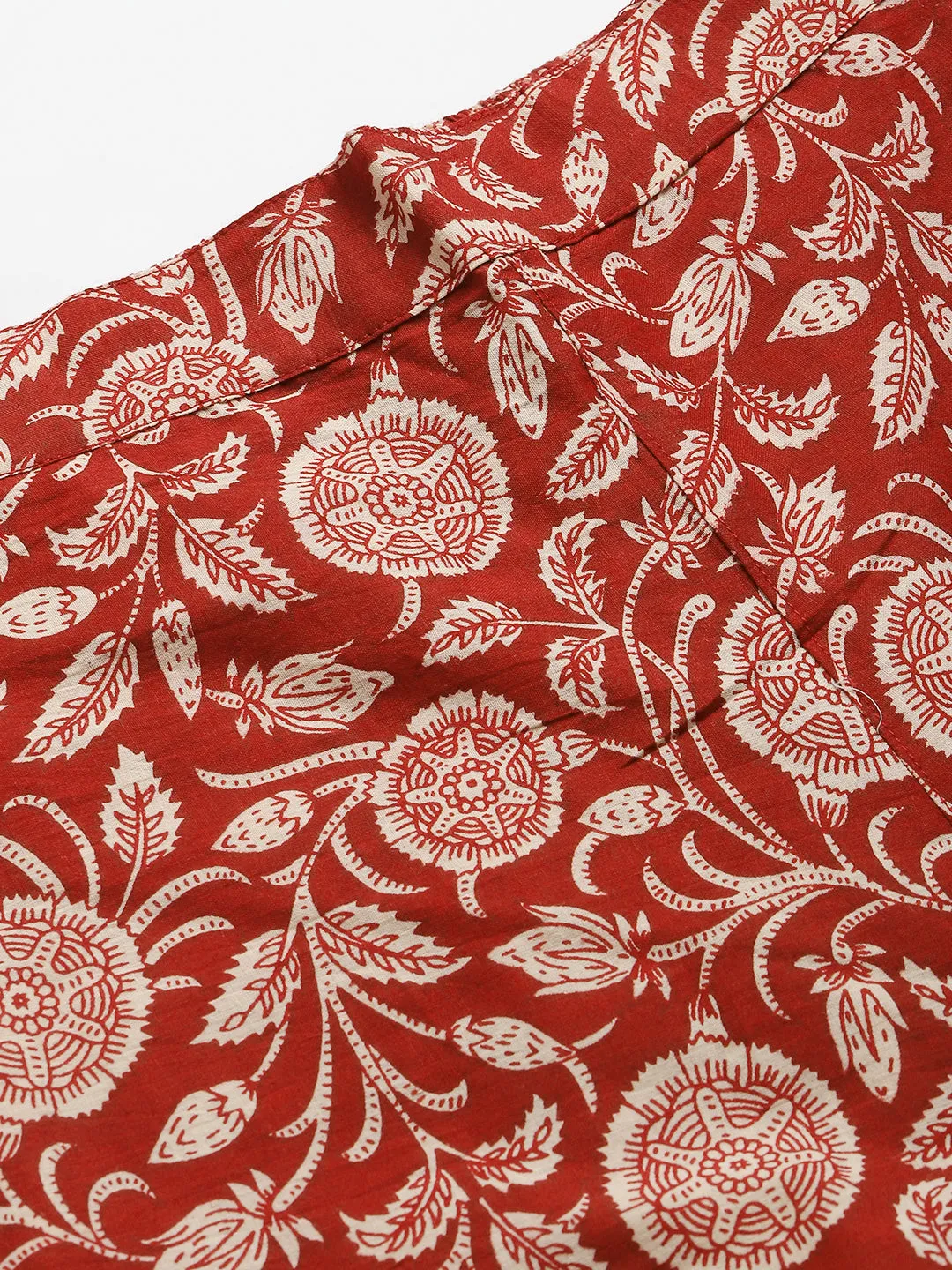Maroon Afghani Pant