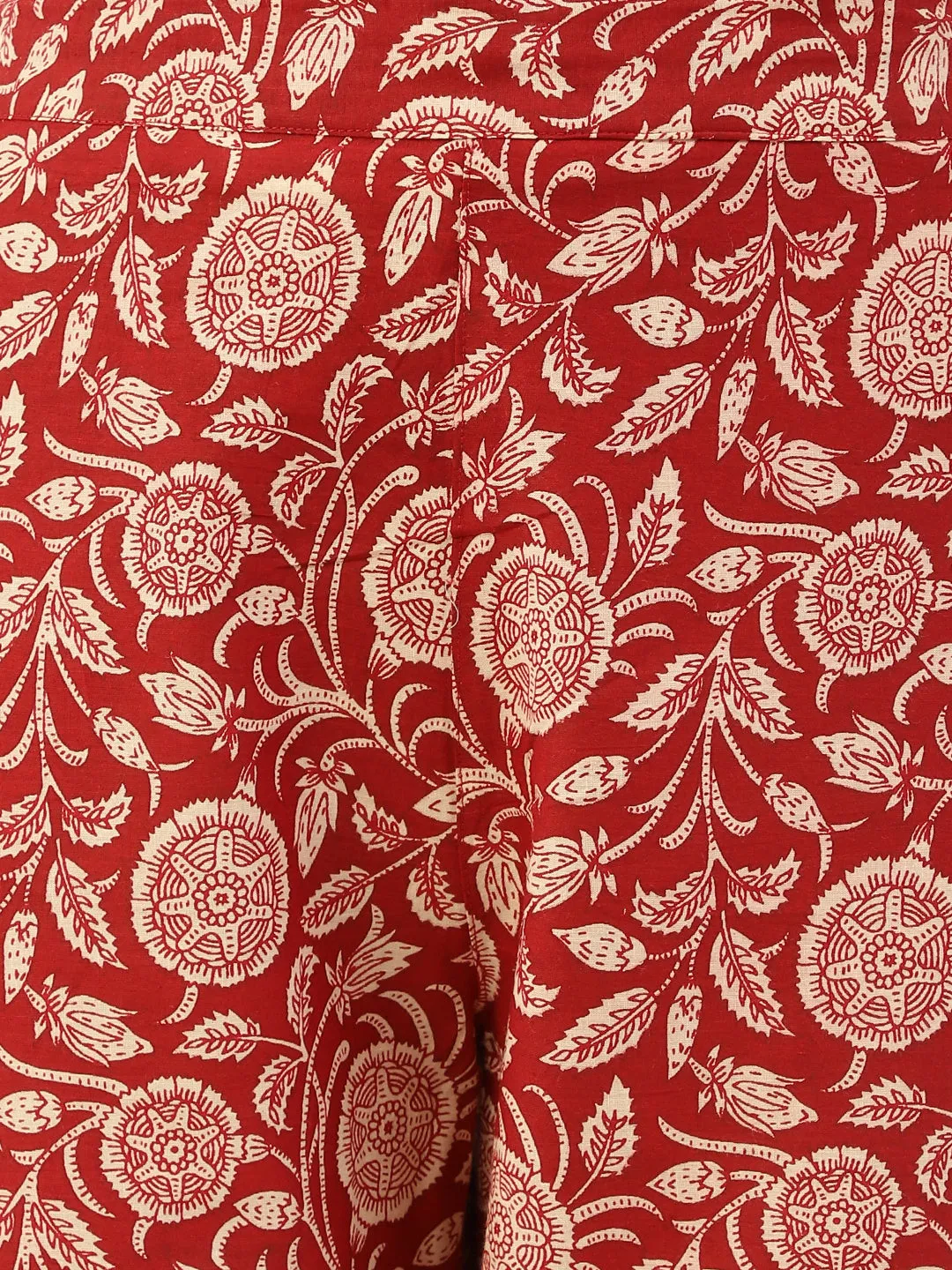 Maroon Afghani Pant