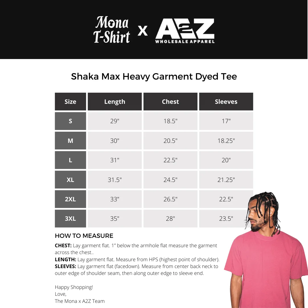 Max Heavyweight Garment Dyed Tee | ShakaWear