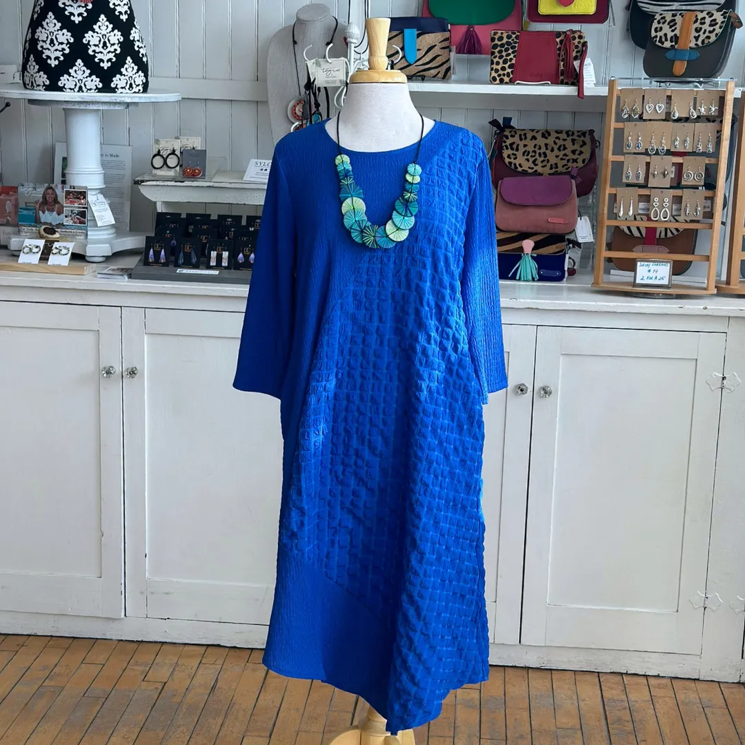 Mixed Media Puffer Dress