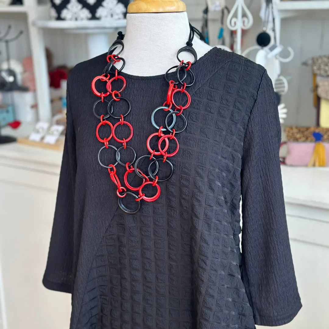 Mixed Media Puffer Dress
