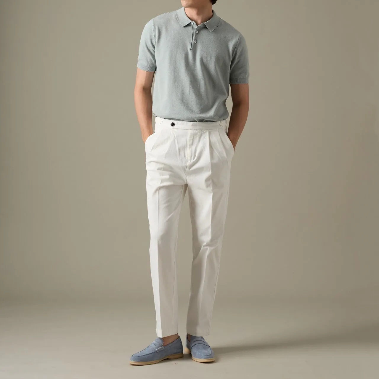 NICO KNIT POLO - GREEN