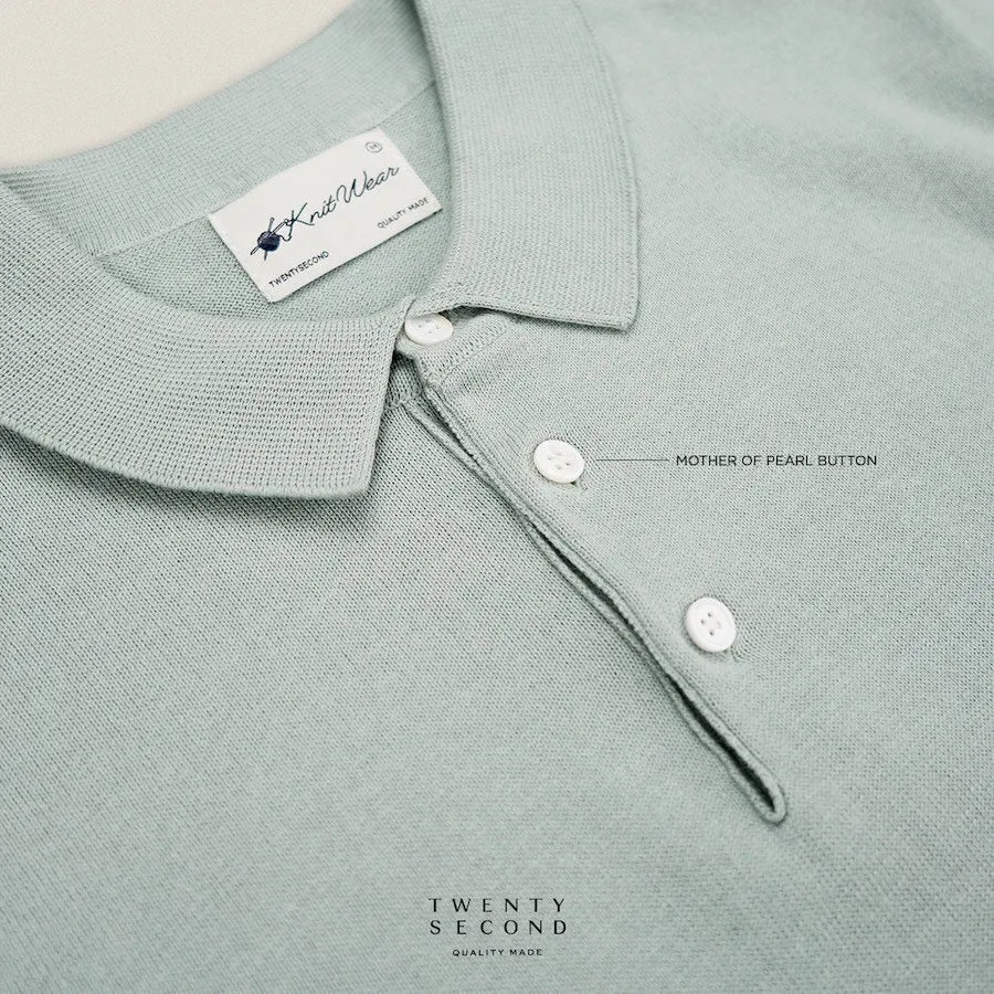 NICO KNIT POLO - GREEN