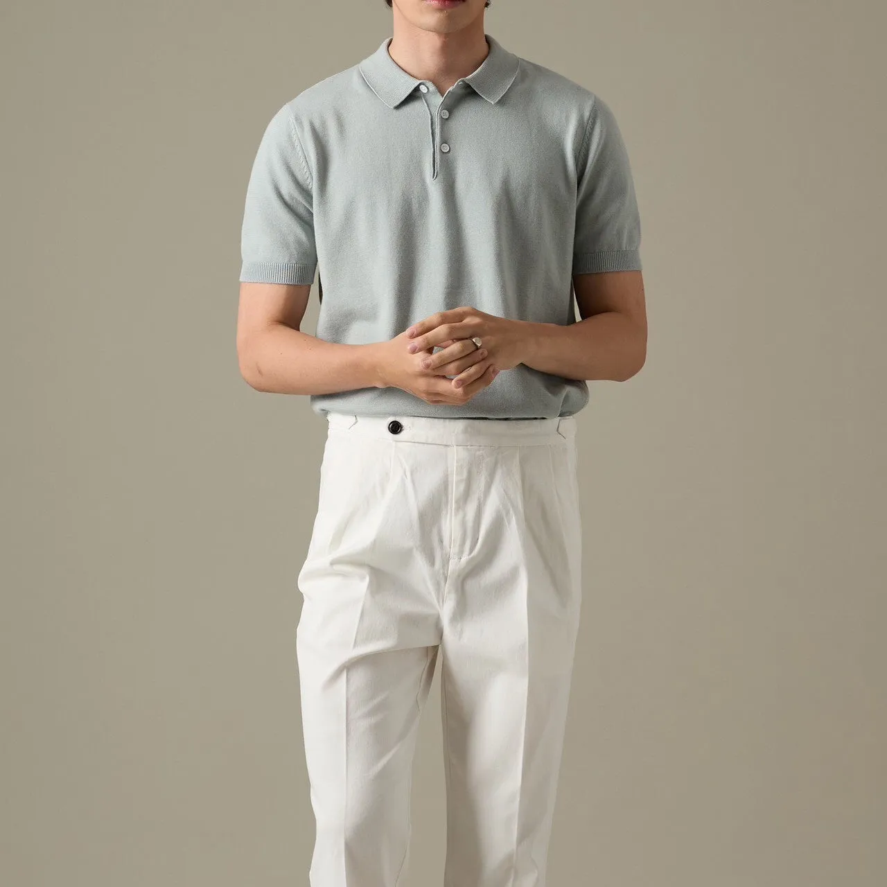NICO KNIT POLO - GREEN
