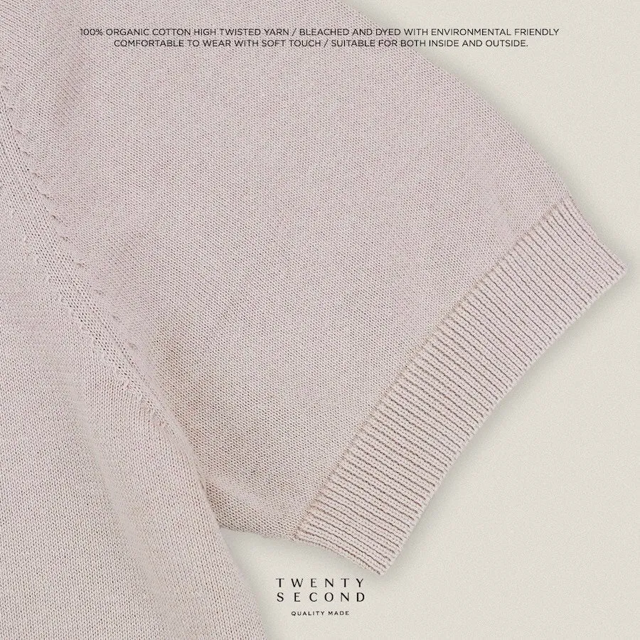 NICO KNIT POLO - PINK