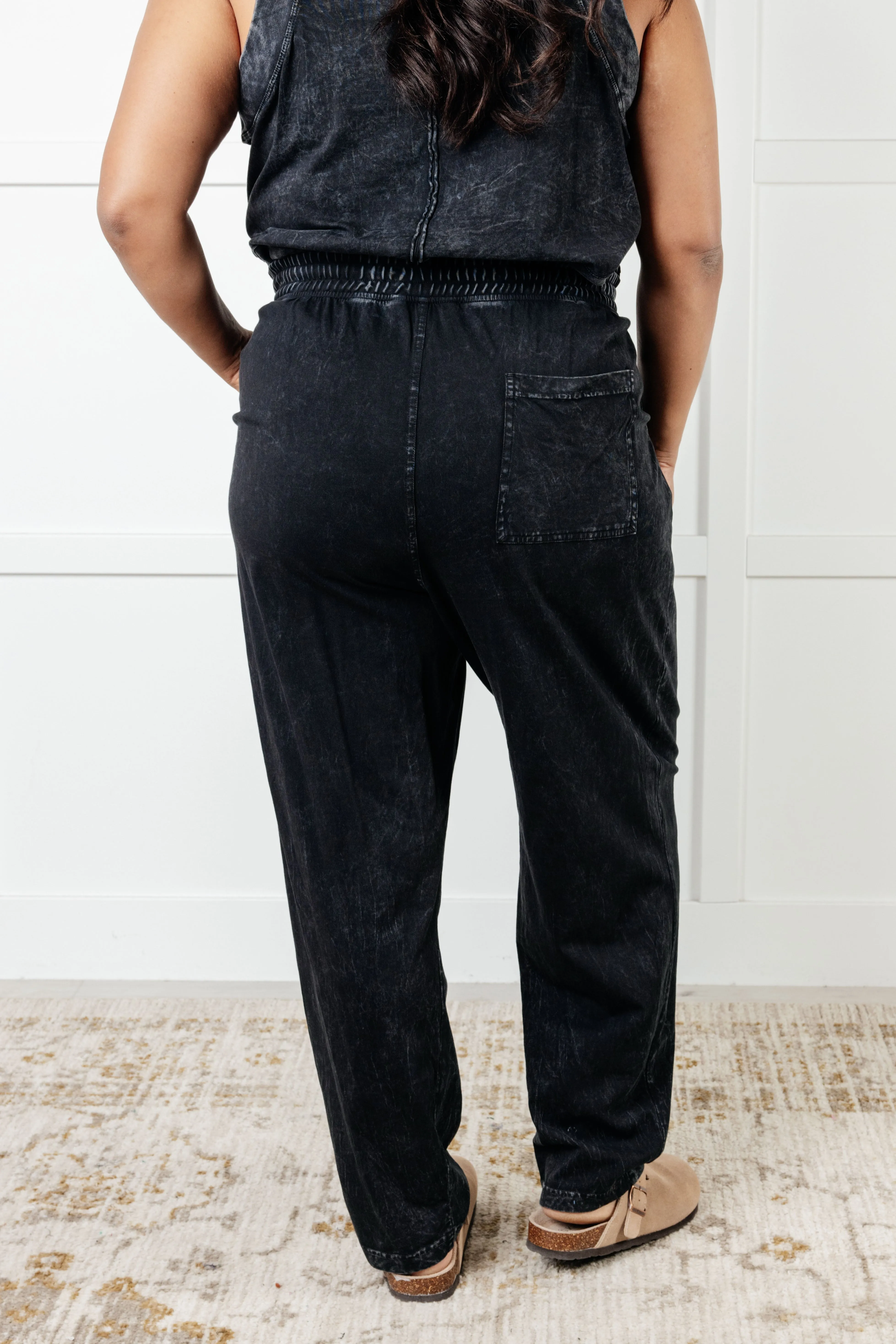 ONLINE EXCLUSIVE Limber Up Straight Leg Sweats in Black