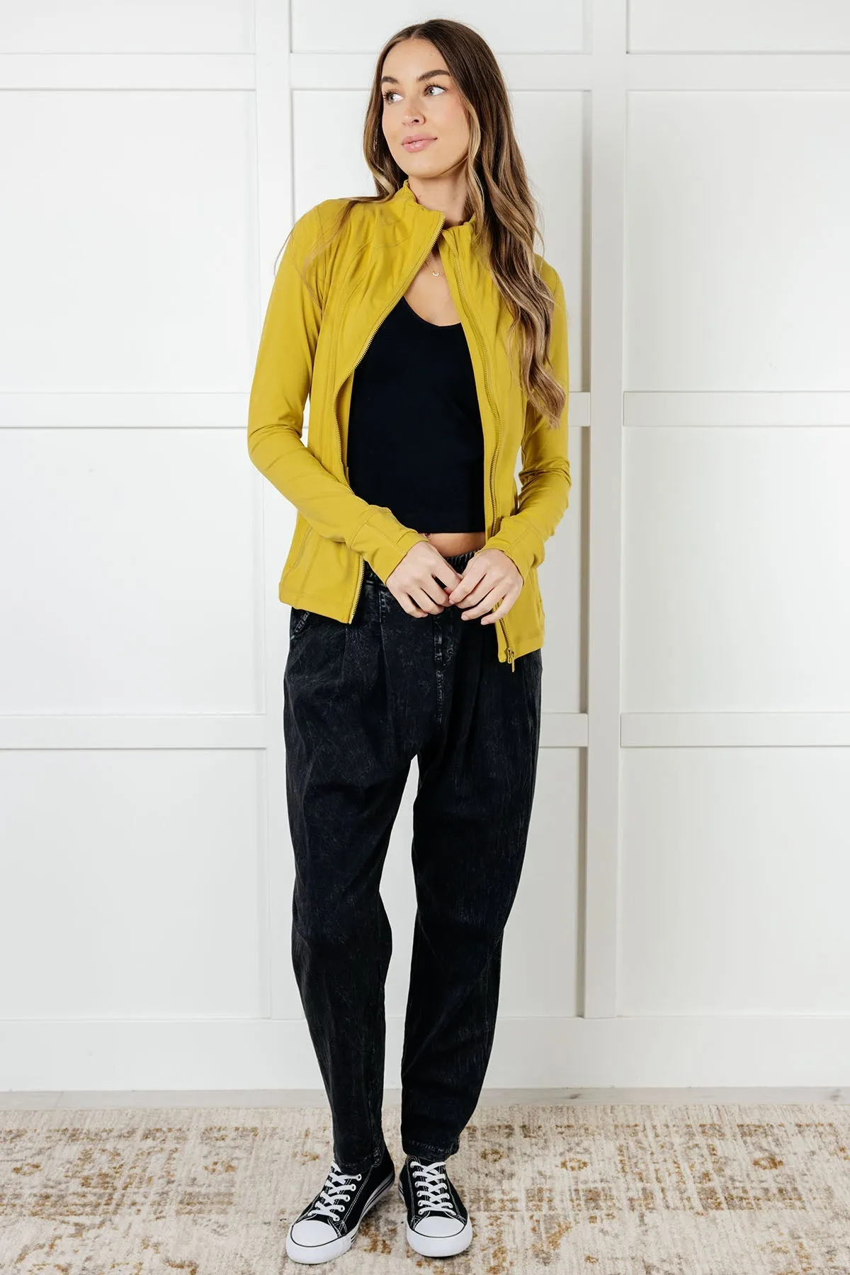 ONLINE EXCLUSIVE Limber Up Straight Leg Sweats in Black