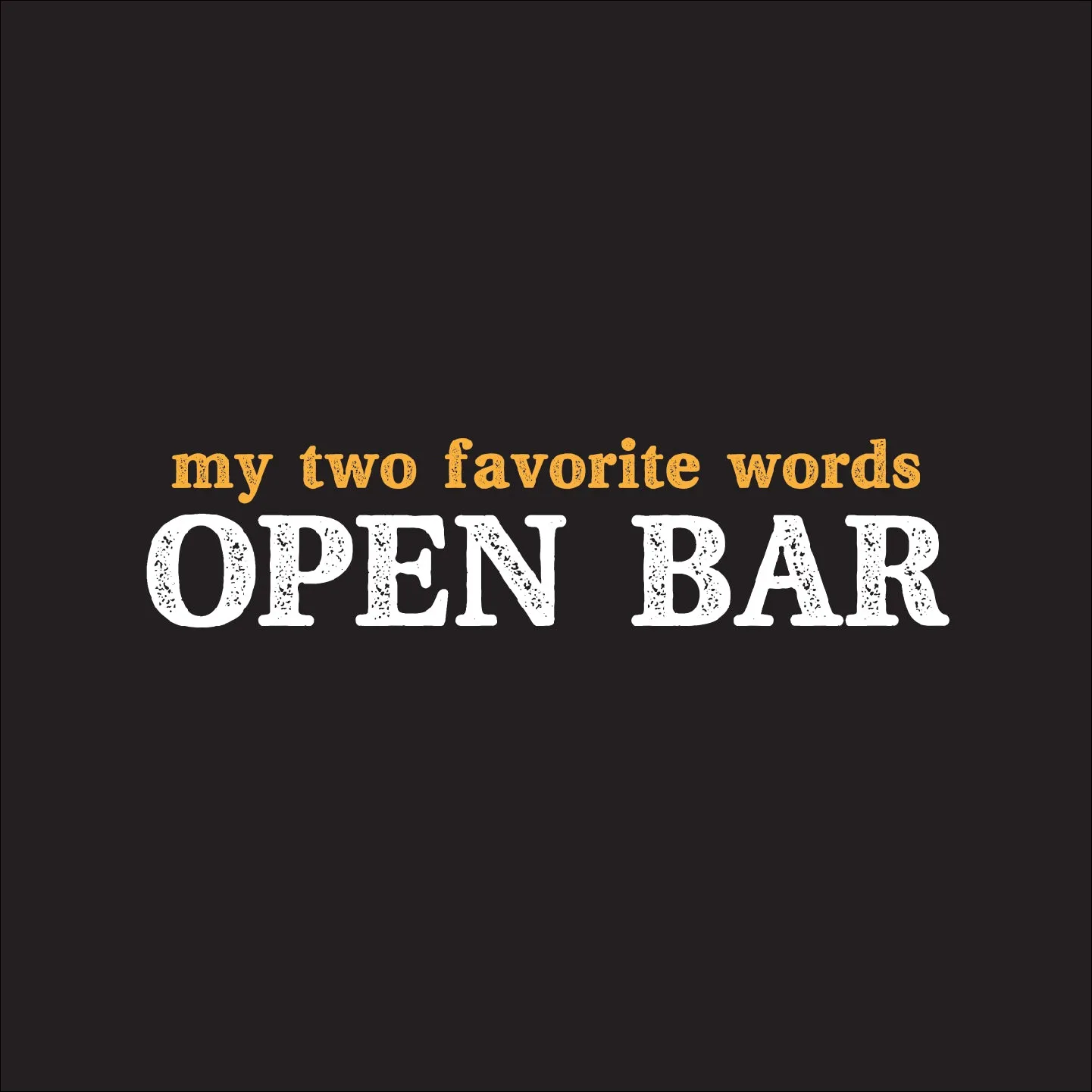 Open Bar