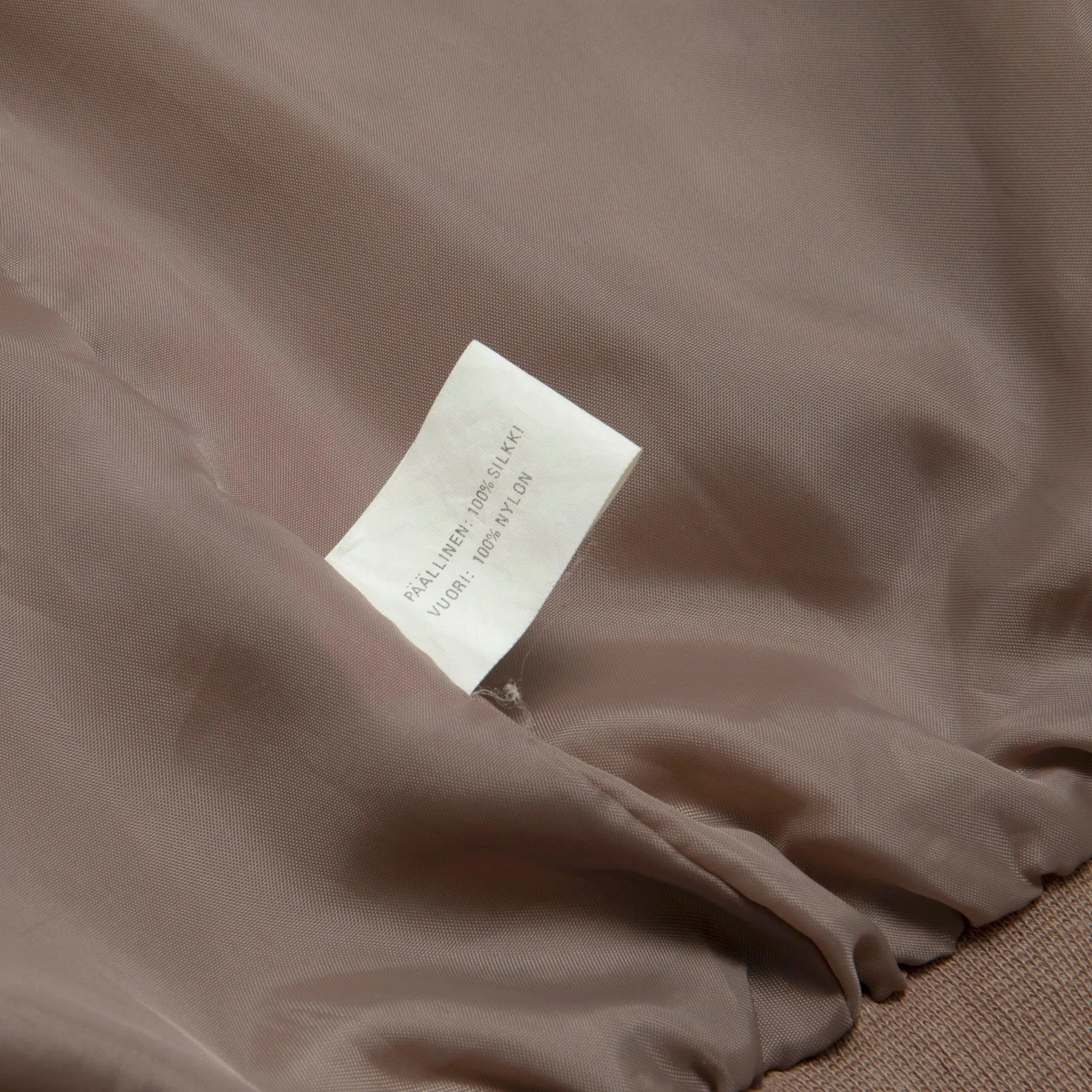 Plain Weave Silk Multi Panel Bomber Jacket