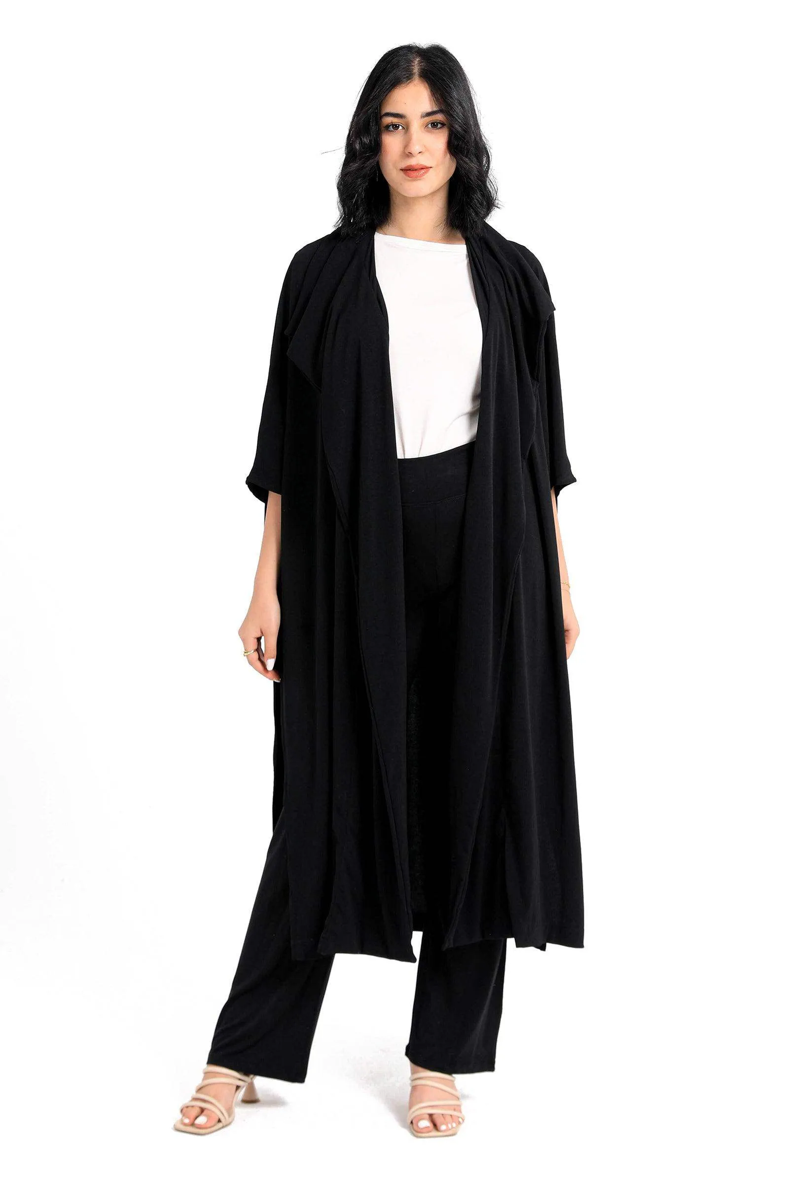 Quarter Length Midi Kimono
