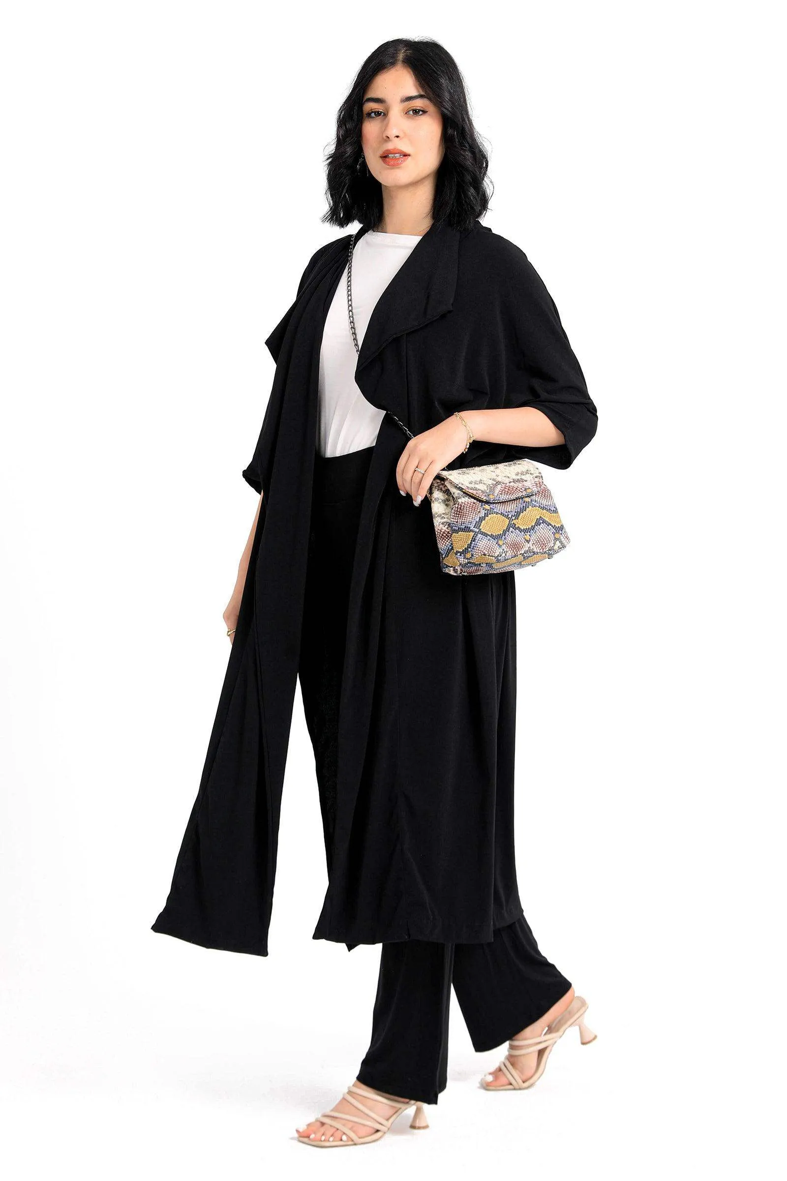 Quarter Length Midi Kimono