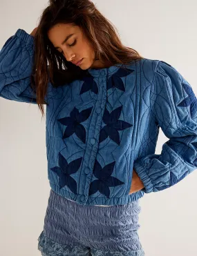 Quinn Quilted Jacket, Indigo/Combo