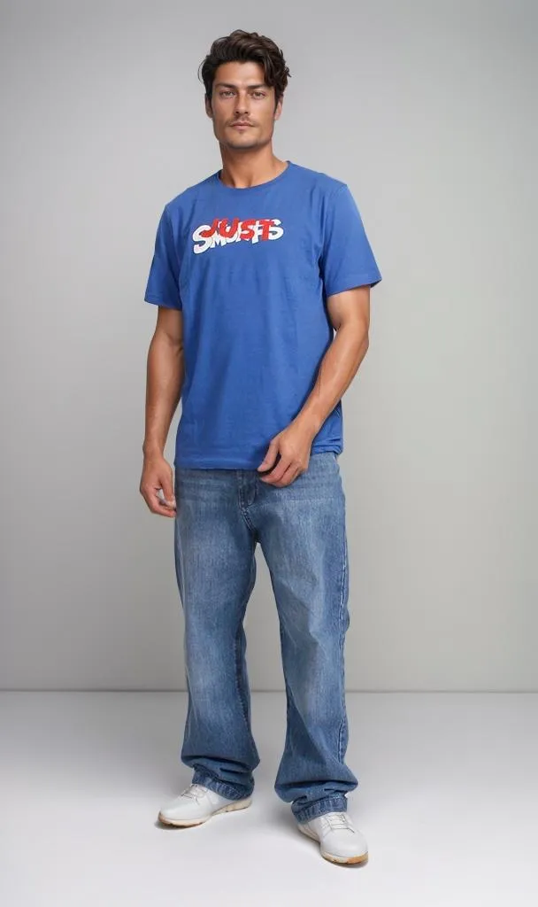 R207961 -The Smurfs Graphic T-Shirt - Blue