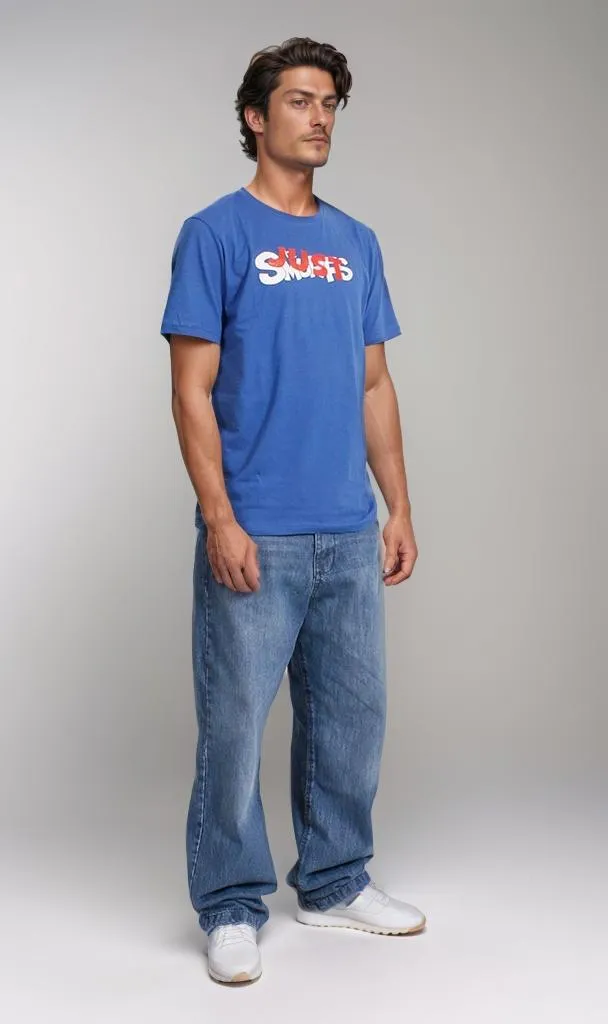 R207961 -The Smurfs Graphic T-Shirt - Blue