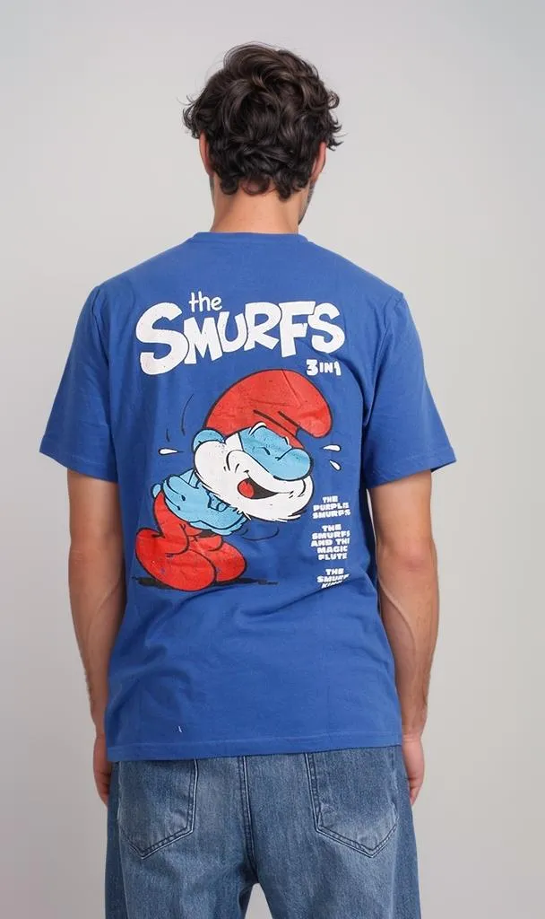 R207961 -The Smurfs Graphic T-Shirt - Blue